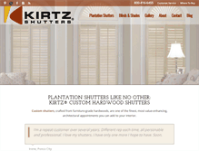 Tablet Screenshot of kirtz.com